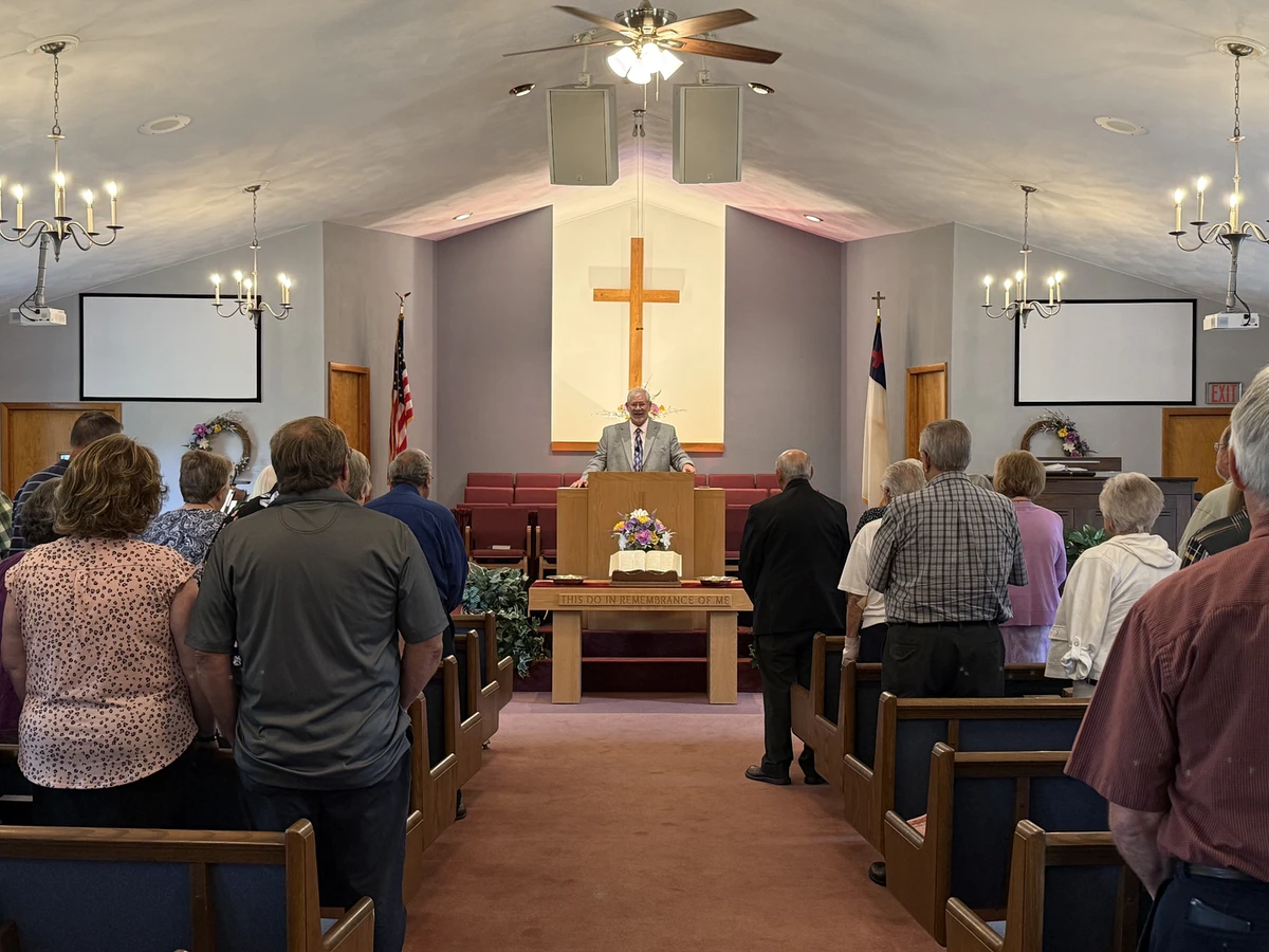 Worship service at Northwest Baptist Church